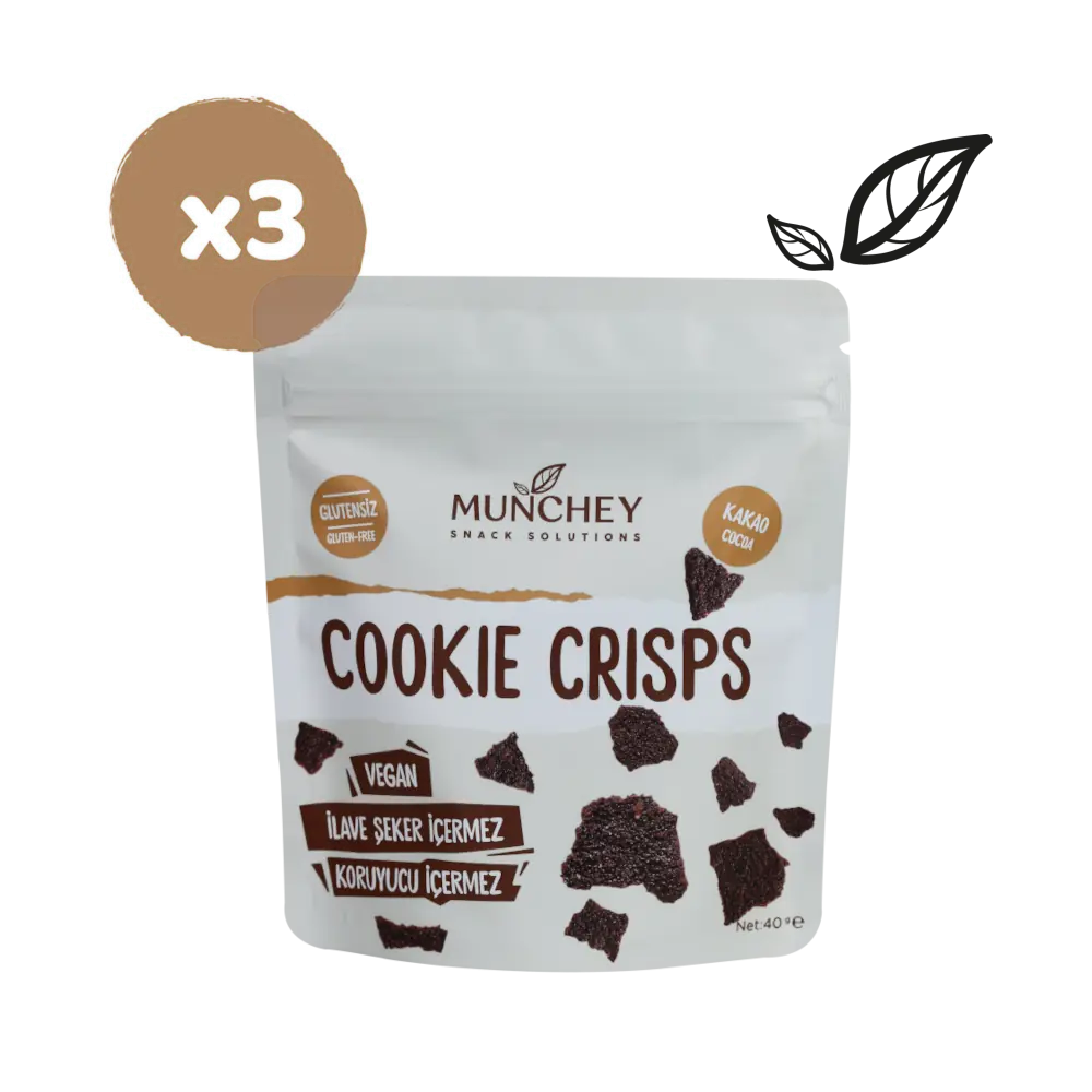 40gr 3'lü Cookie Crisps Kakao