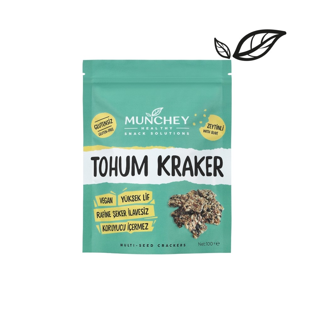 100gr Zeytinli Tohum Kraker