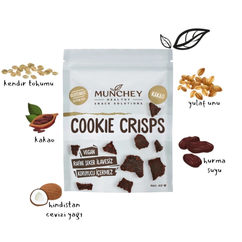 40gr Cookie Crisps Kakao