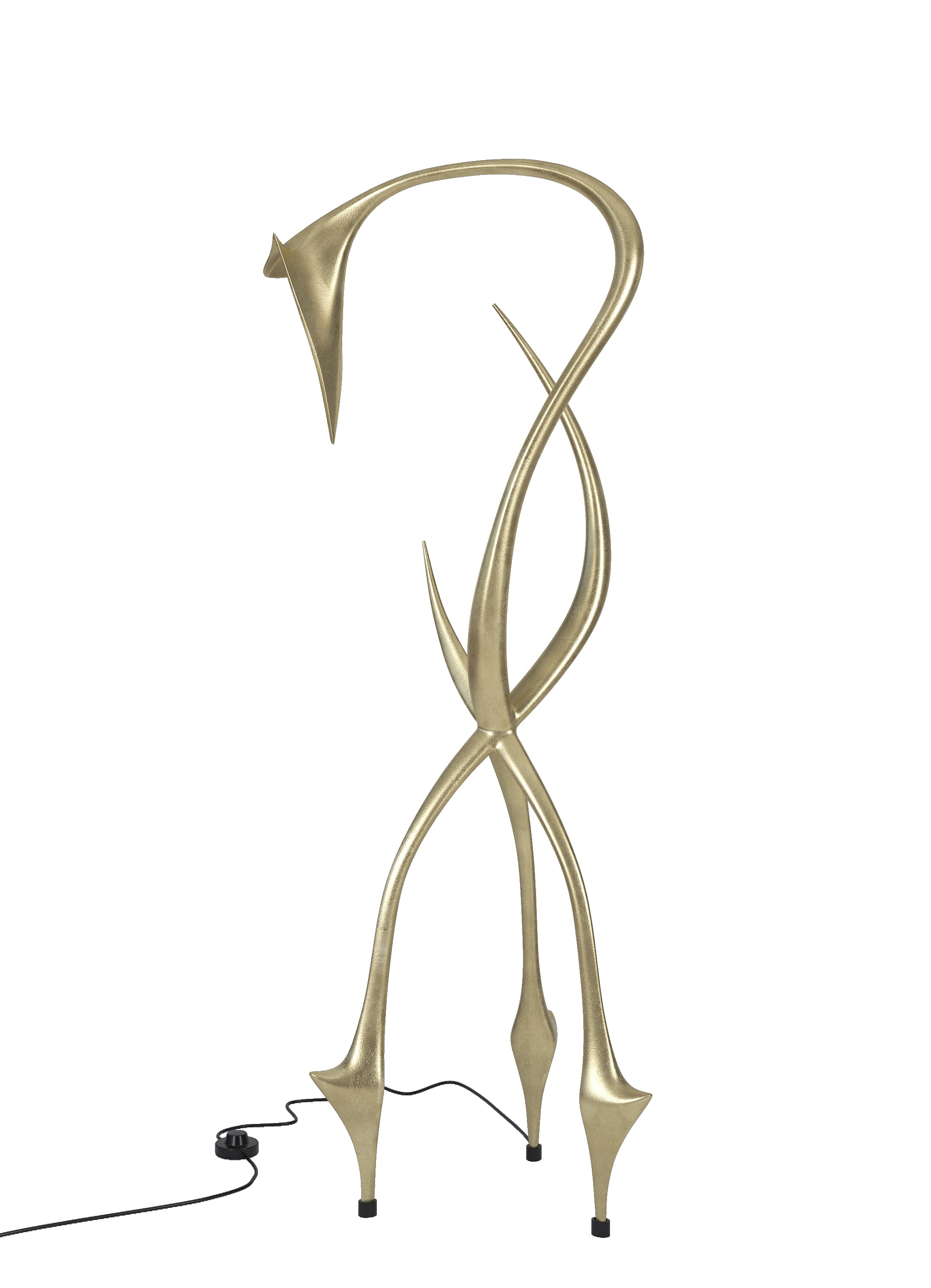 Pan / Golden Leaf / Floor Lamp