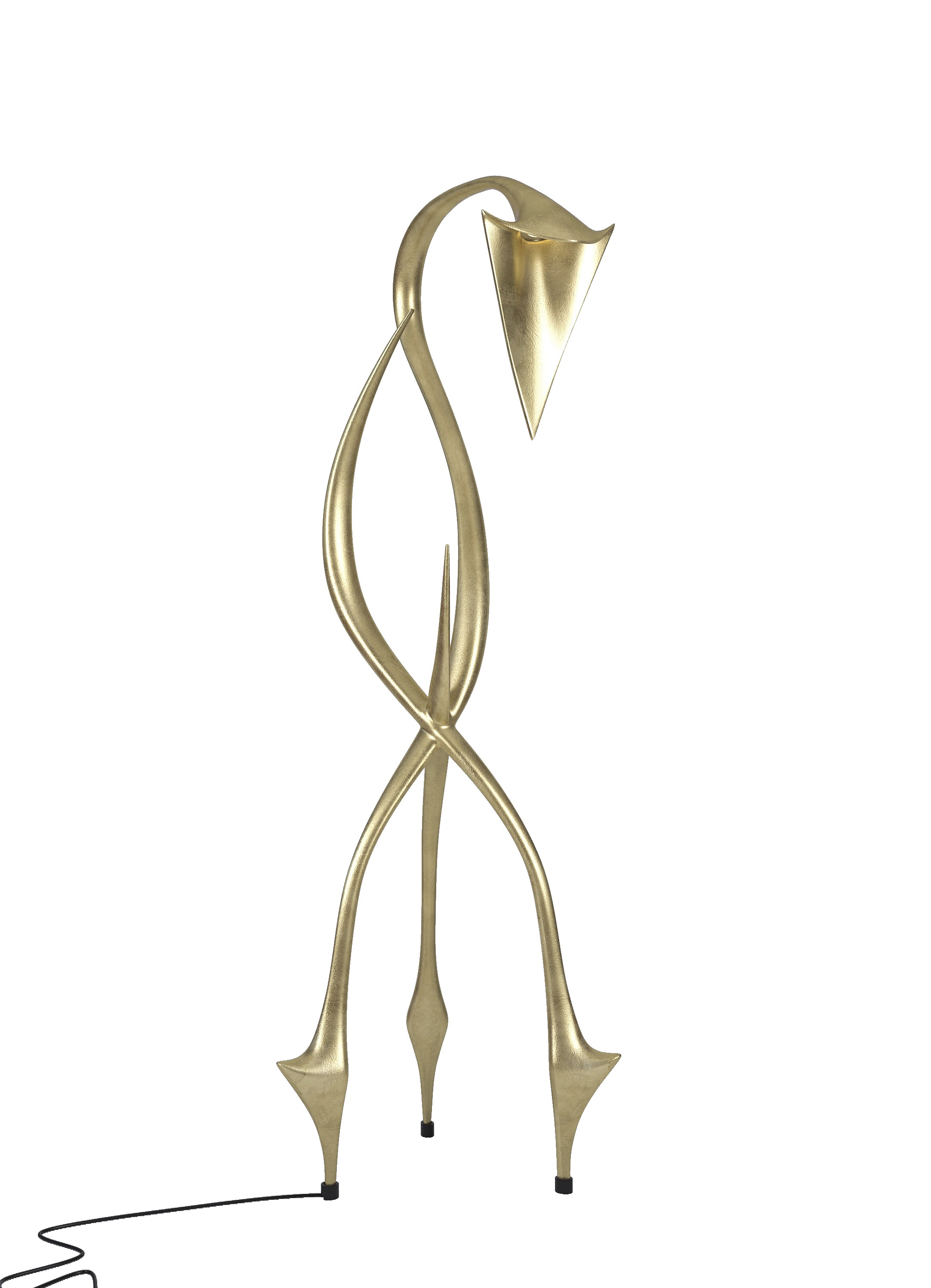 Pan / Golden Leaf / Floor Lamp