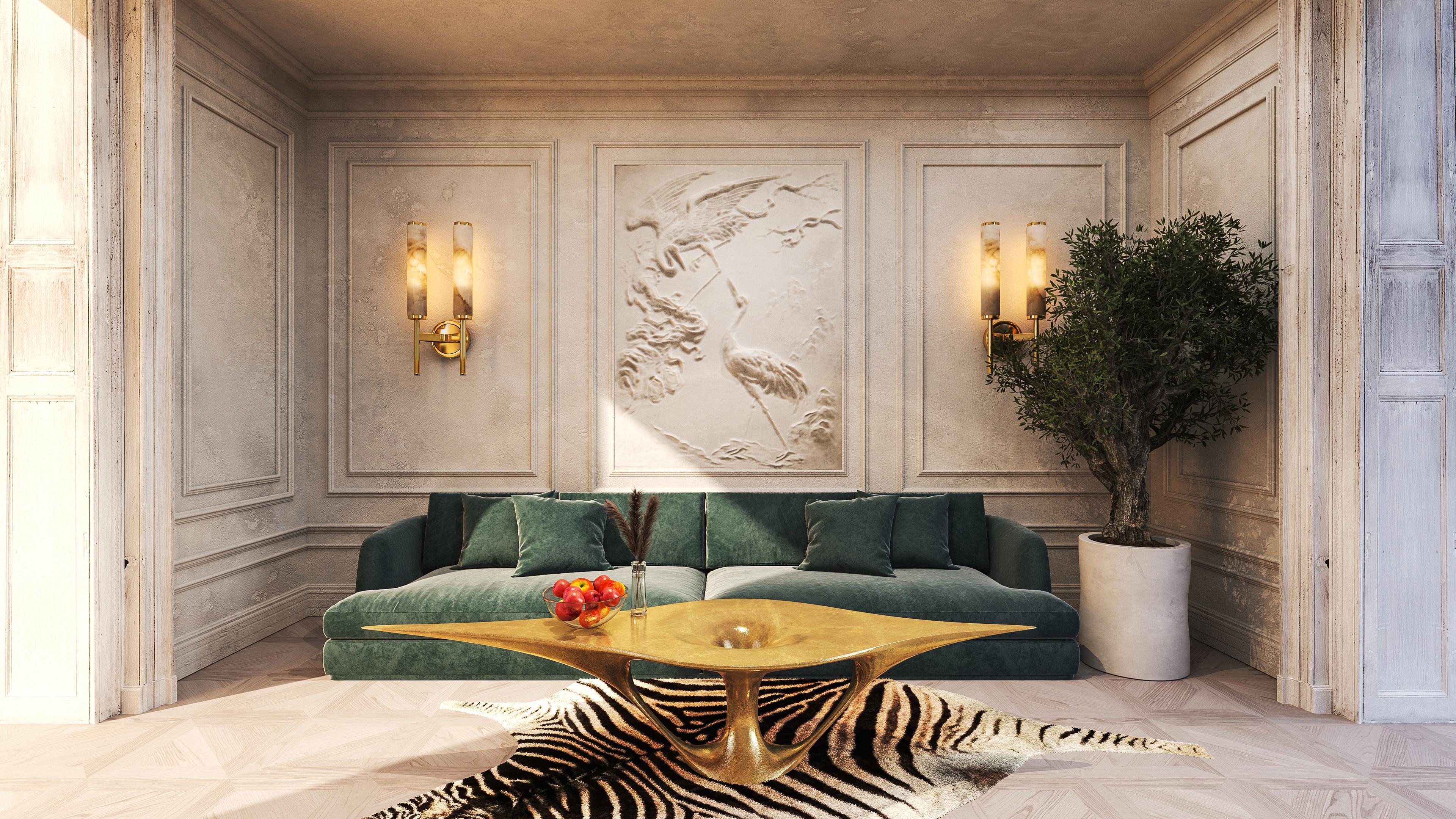 Golden Apple / Gold Leaf / Coffee Table