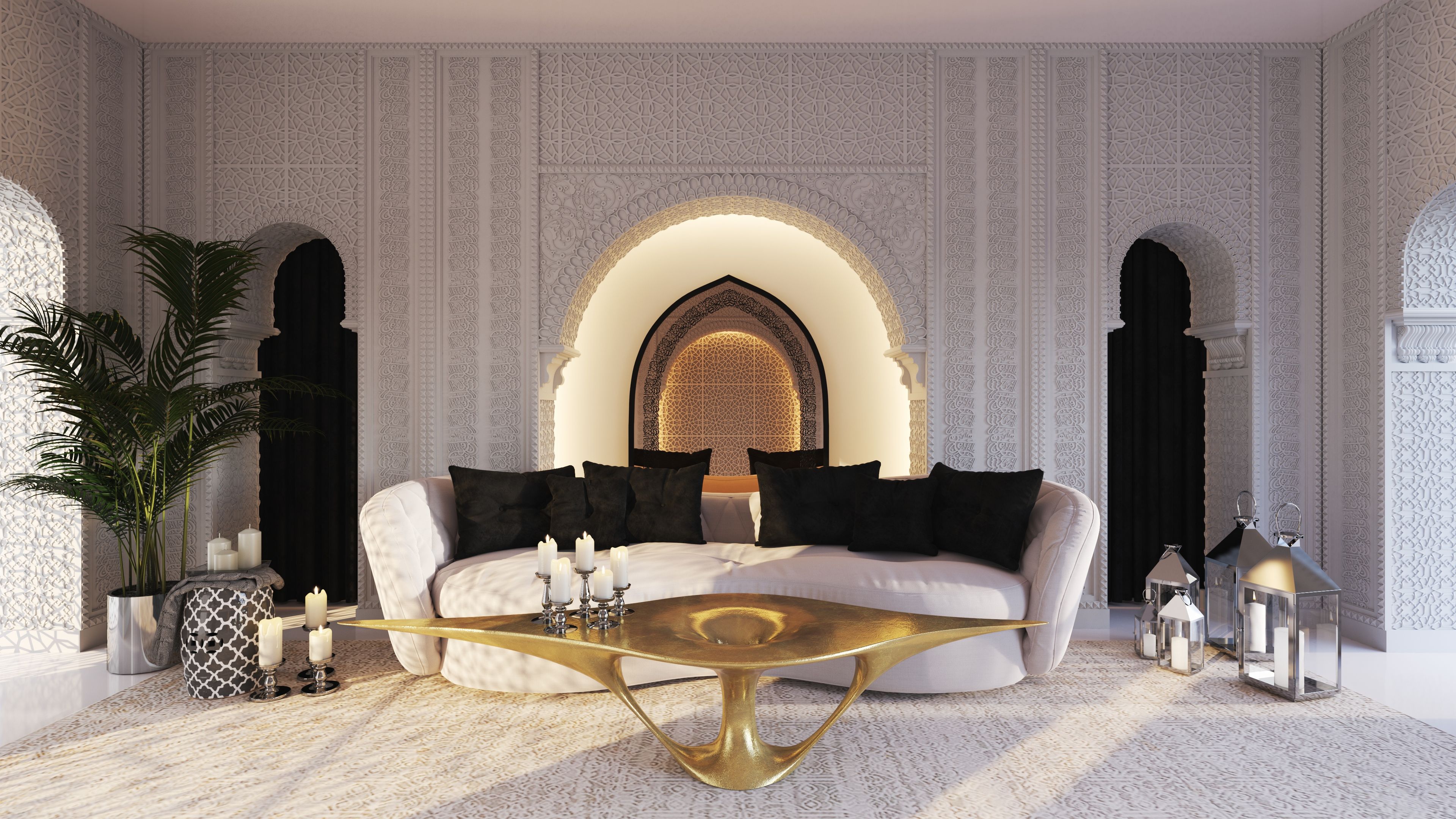 Golden Apple / Gold Leaf / Coffee Table