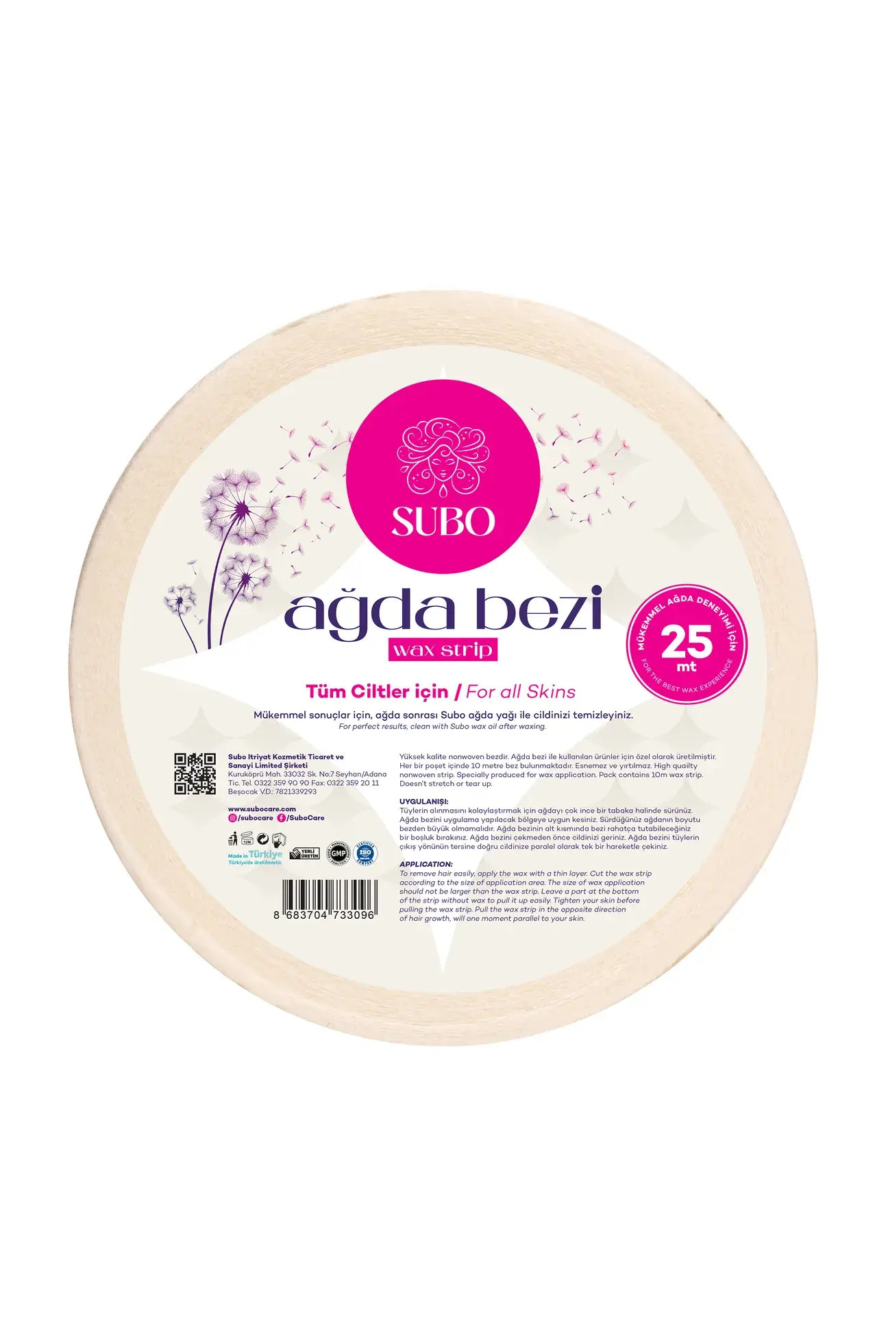 SUBO AĞDA BEZİ 4X25 MT RULO