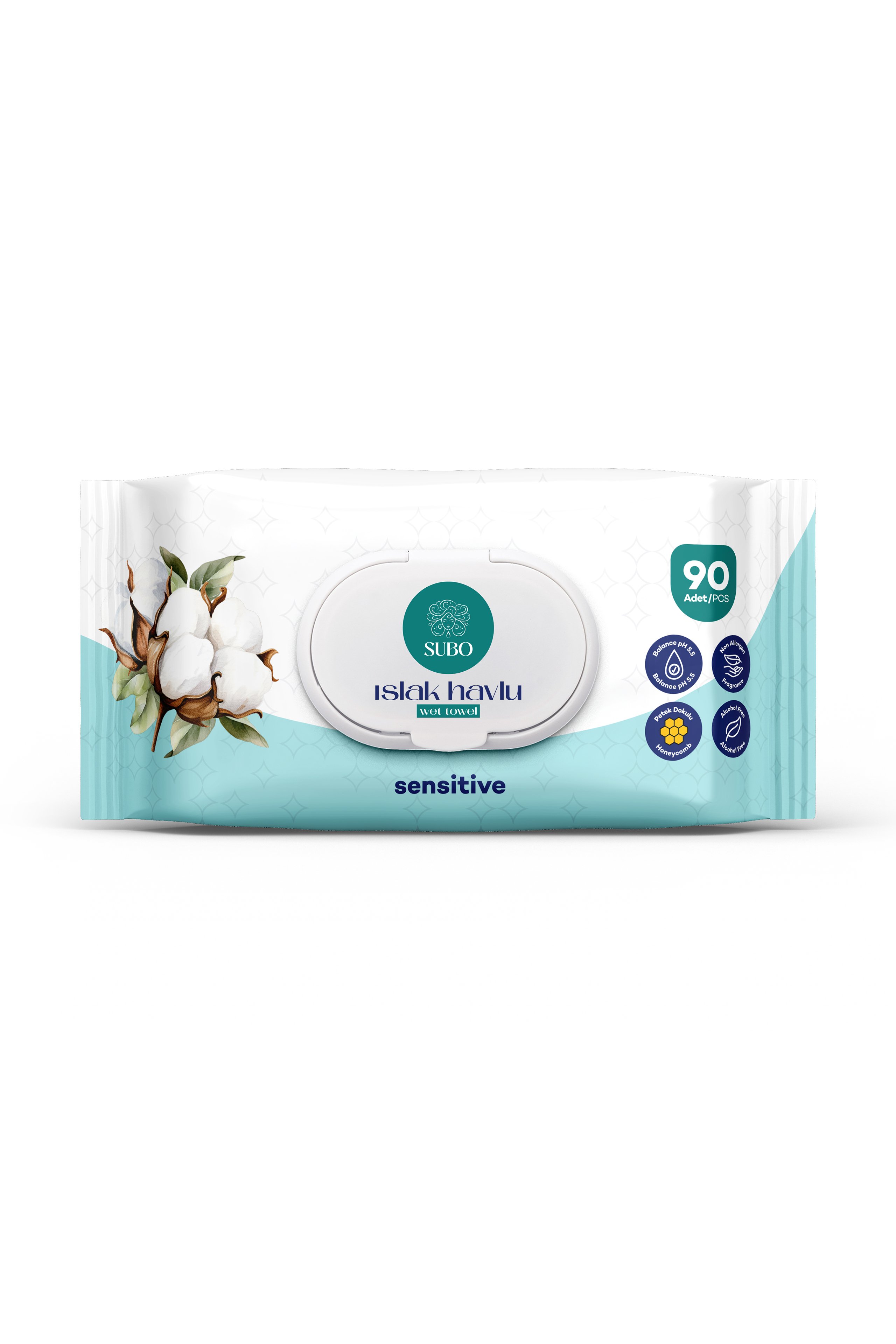 SUBO ISLAK HAVLU SENSİTİVE 90 ADET