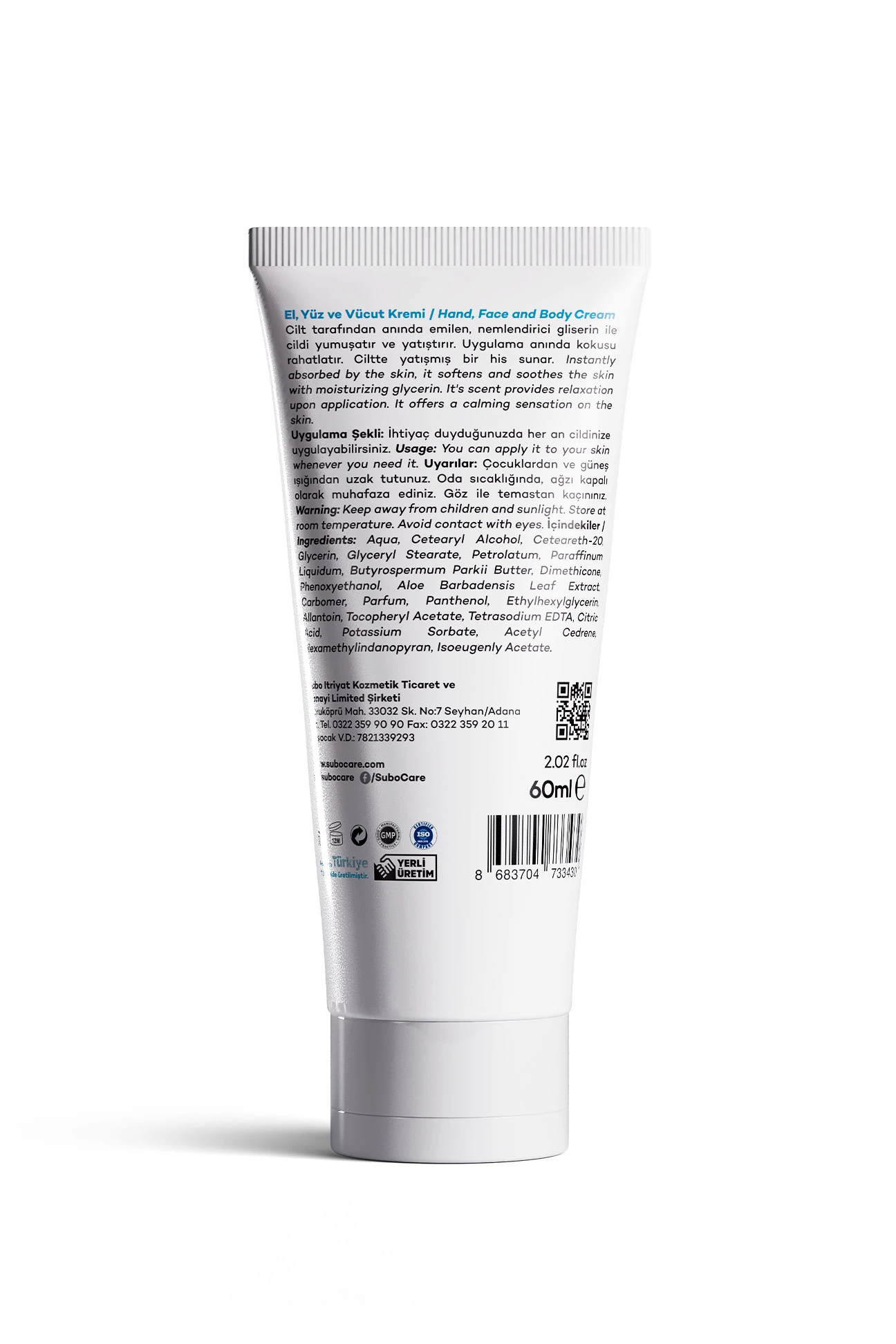 SUBO  YOĞUN NEMLENDİRİCİ BAKIM KREMİ 3X60 ML