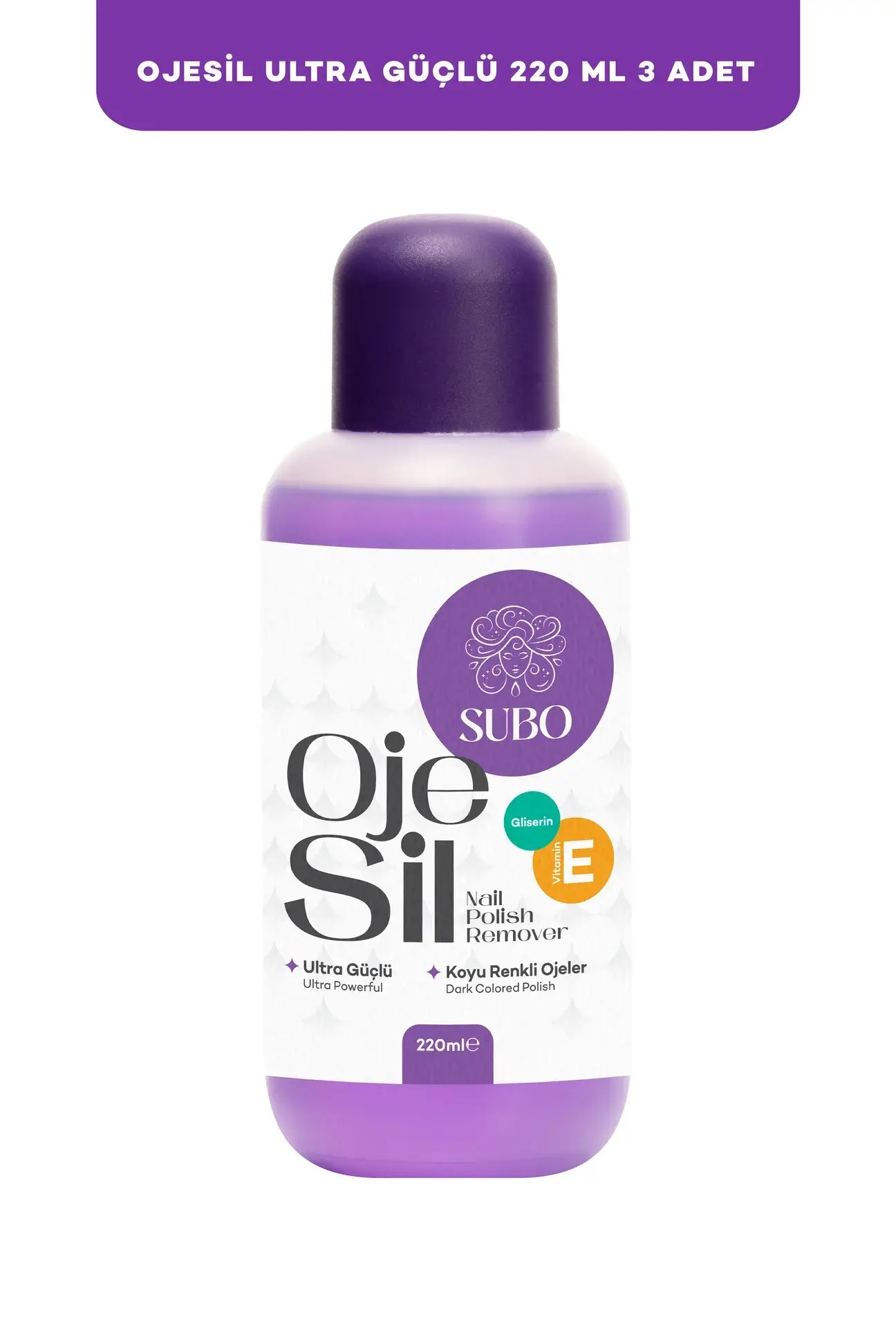 SUBO ASETON ULTRA GÜÇLÜ 3X220  ml