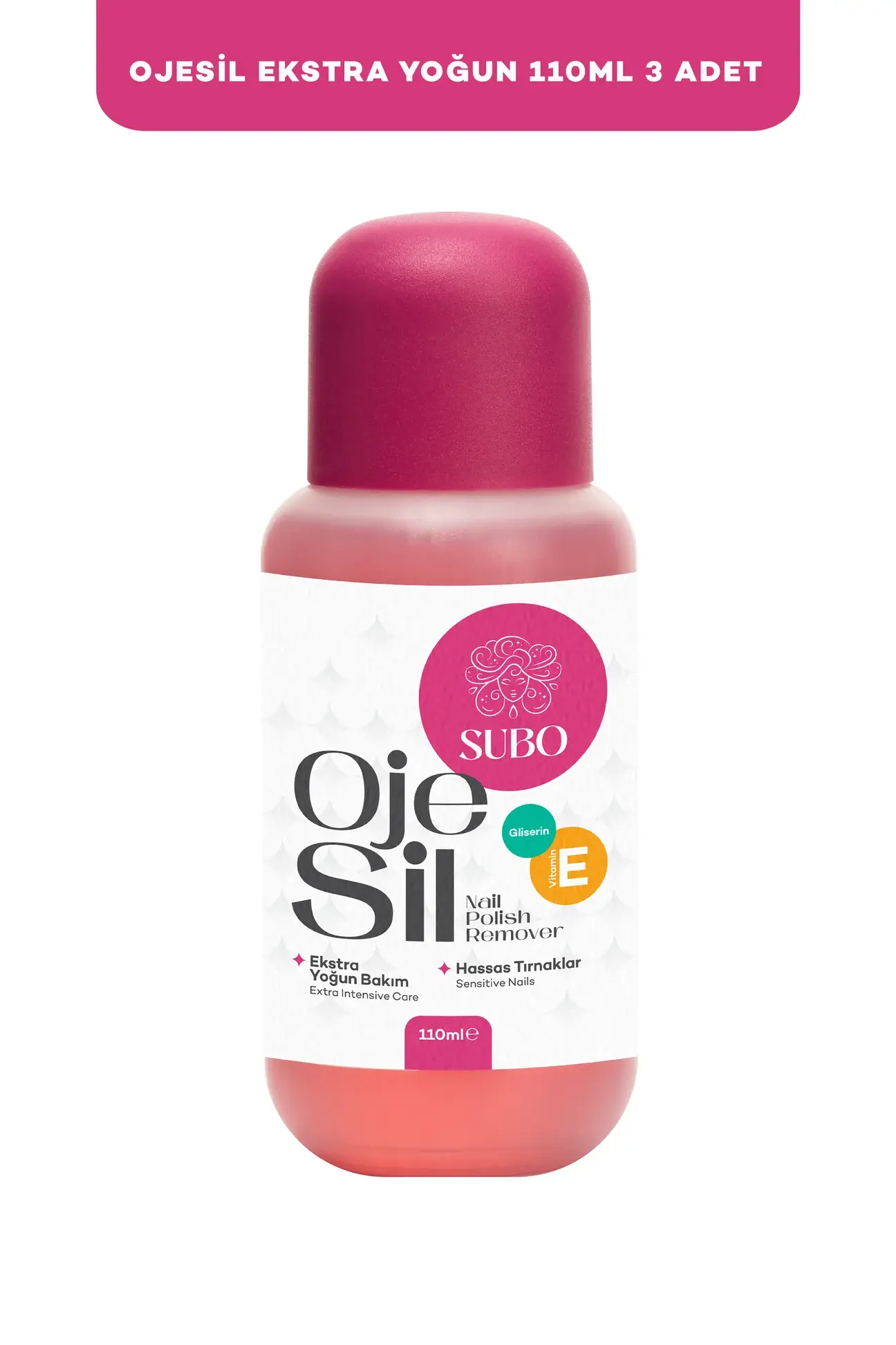 SUBO ASETON EXTRA YOĞUN BAKIM 3 X 110  ml