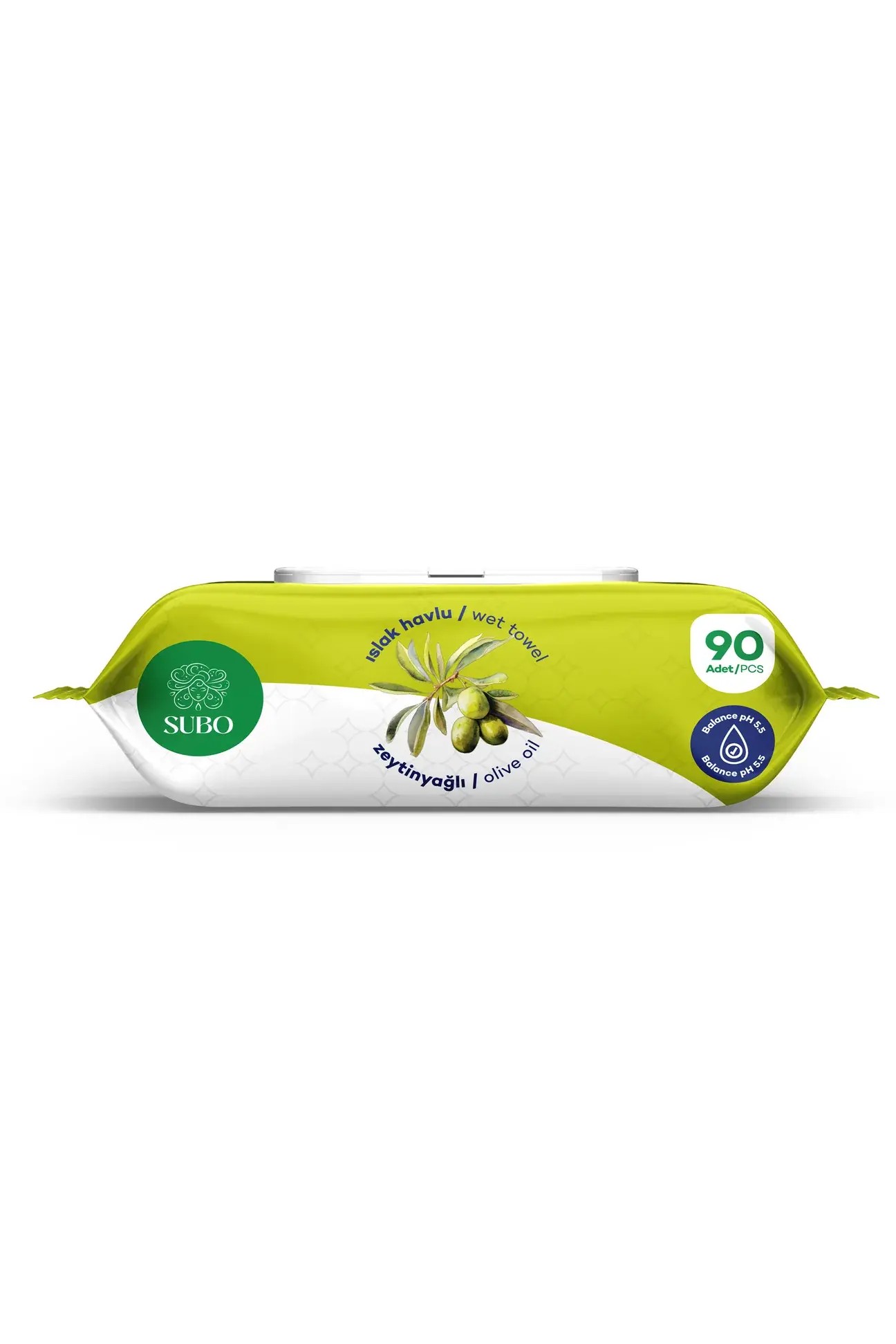 SUBO ISLAK HAVLU 90 'LI ZEYTİNYAĞLI 6X90