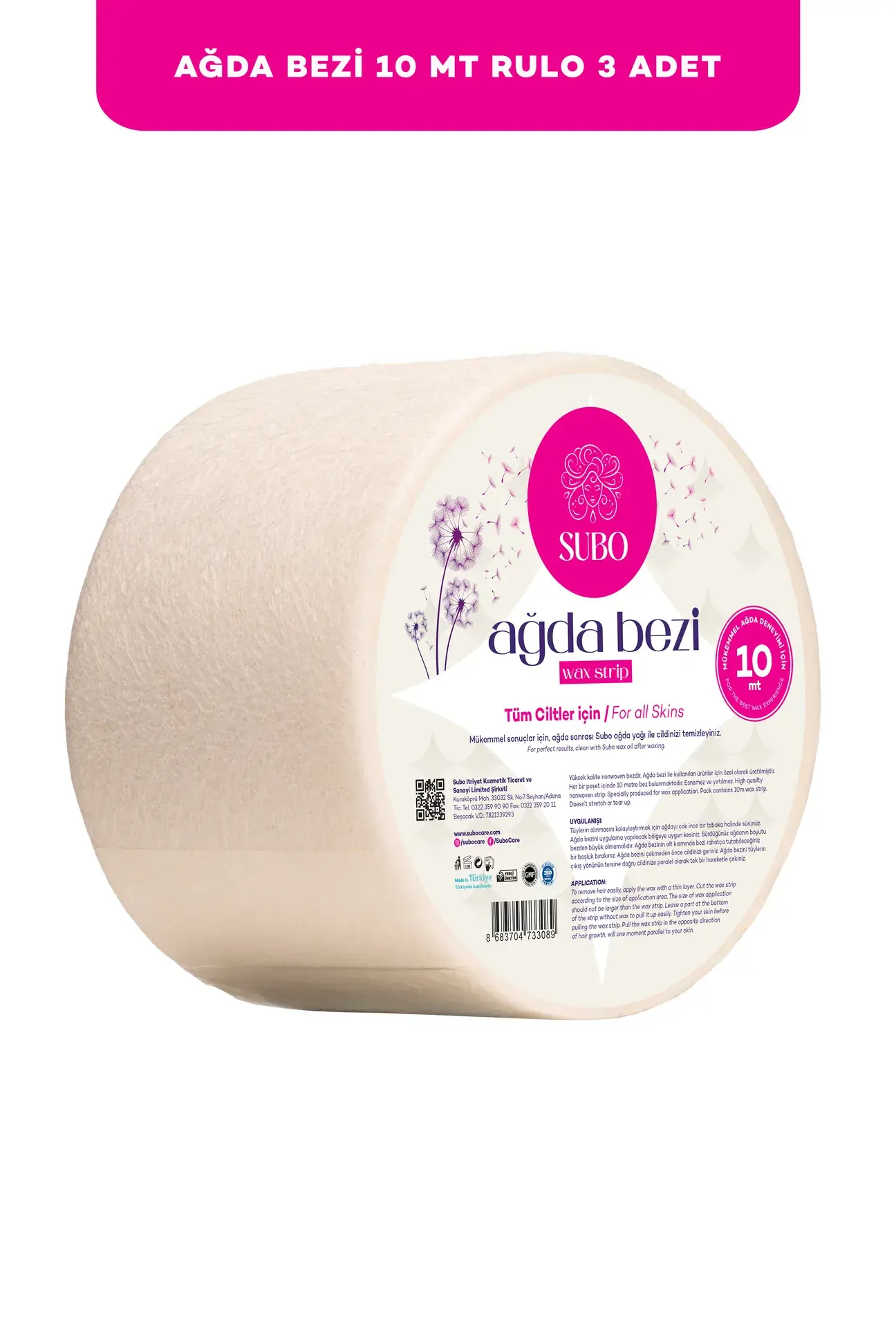 SUBO AĞDA BEZİ 3X10 MT RULO