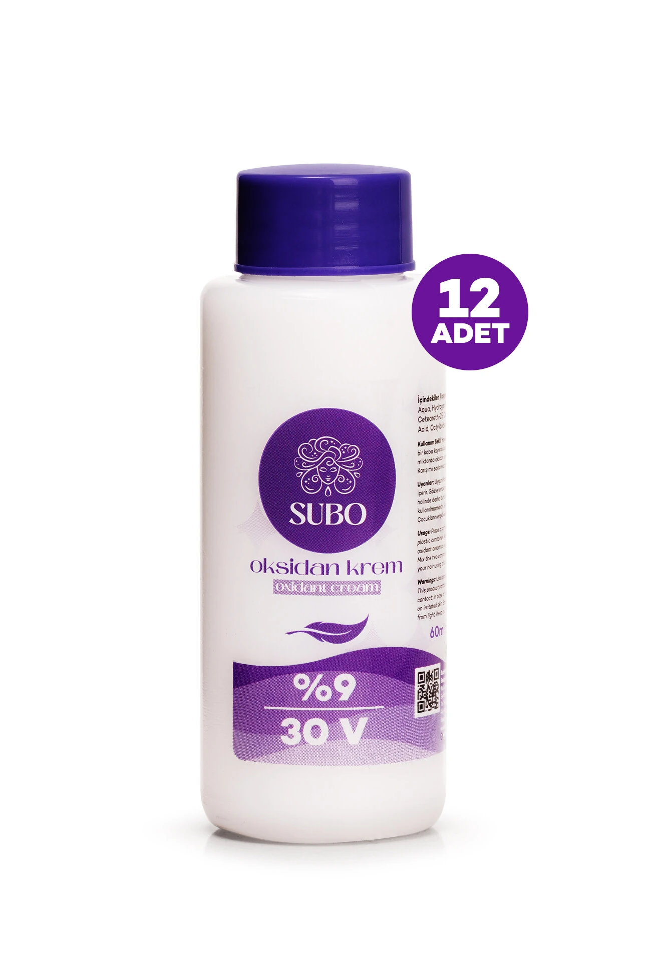 SUBO OKSİDAN KREM %9 30 VOLUME 12X60 ml