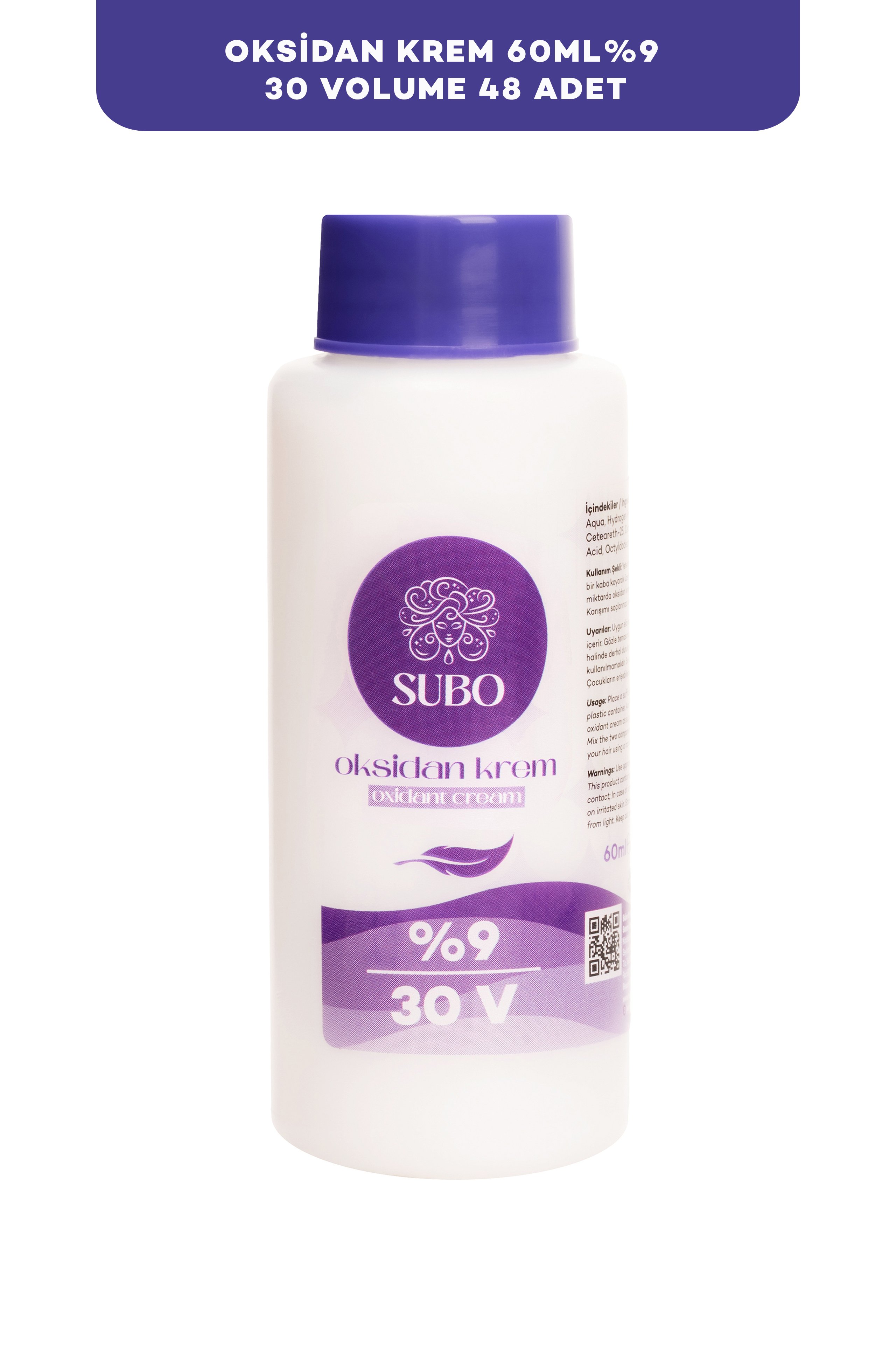 SUBO OKSİDAN KREM %9 30 VOLUME 48X60  ml