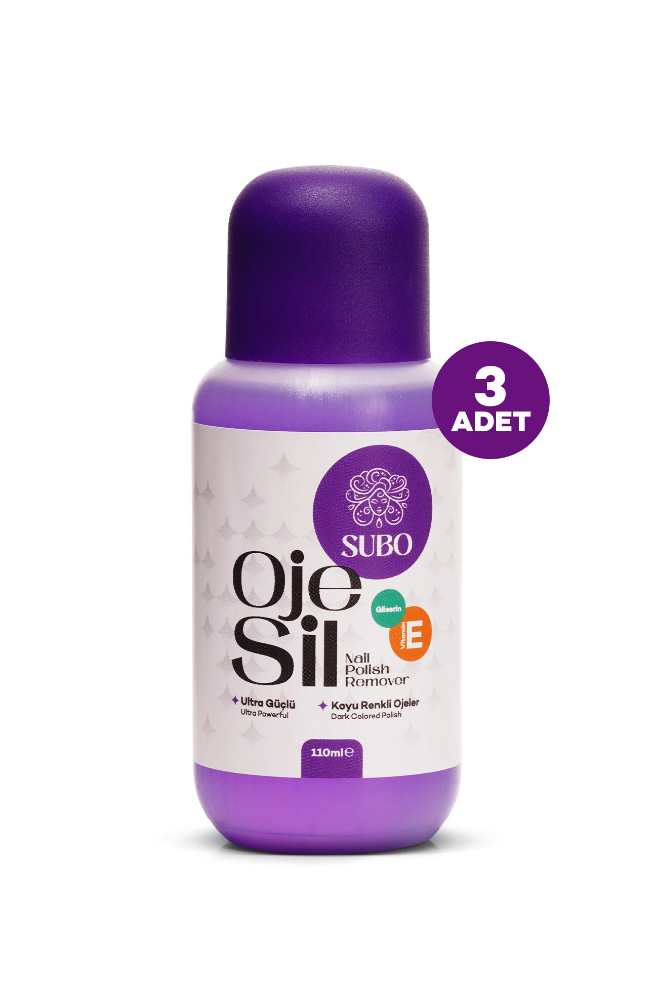 SUBO ASETON ULTRA GÜÇLÜ 3 X 110  ml