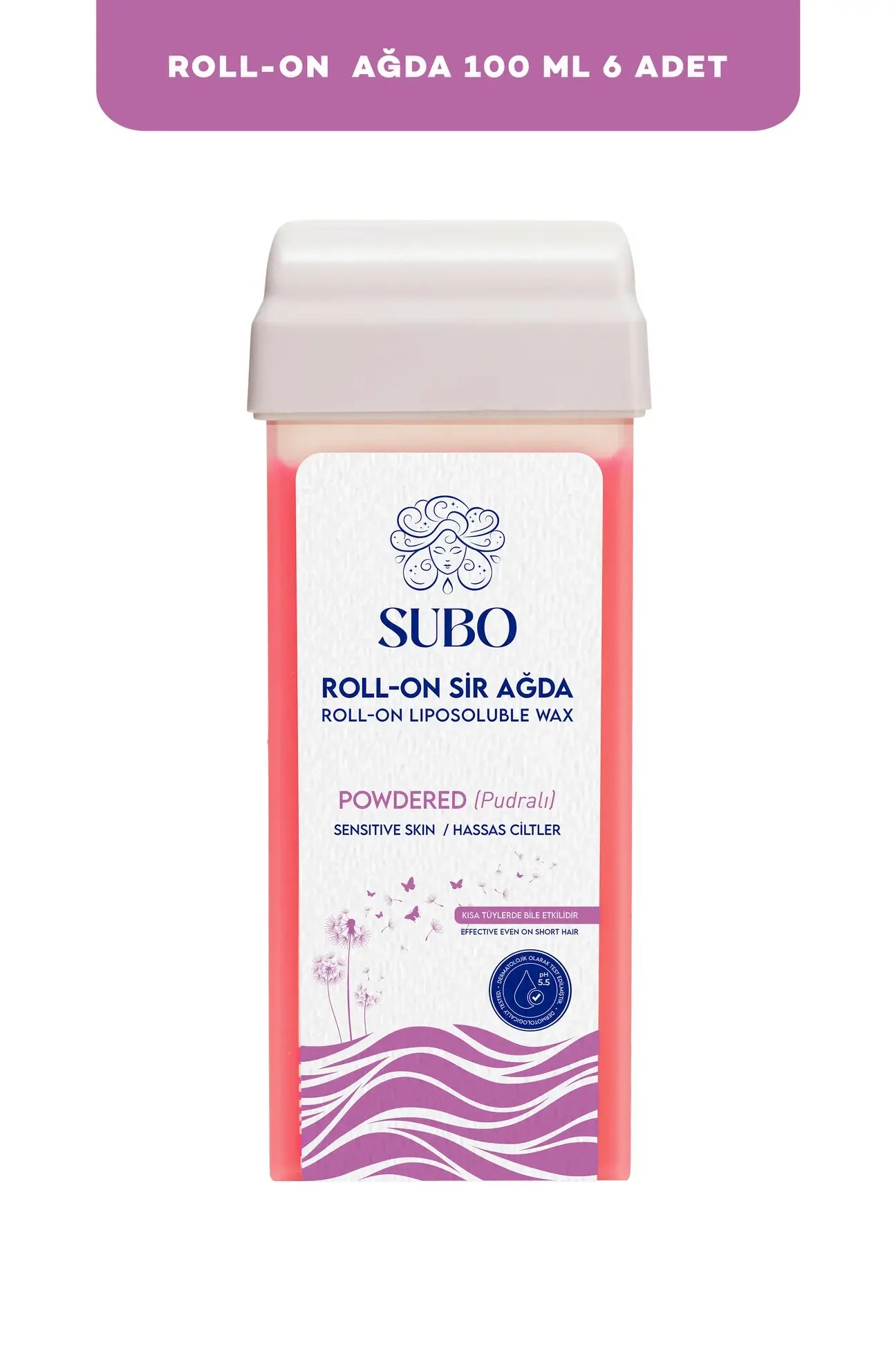 SUBO ROLL-ON SİR AĞDA PUDRALI 6X100  ml