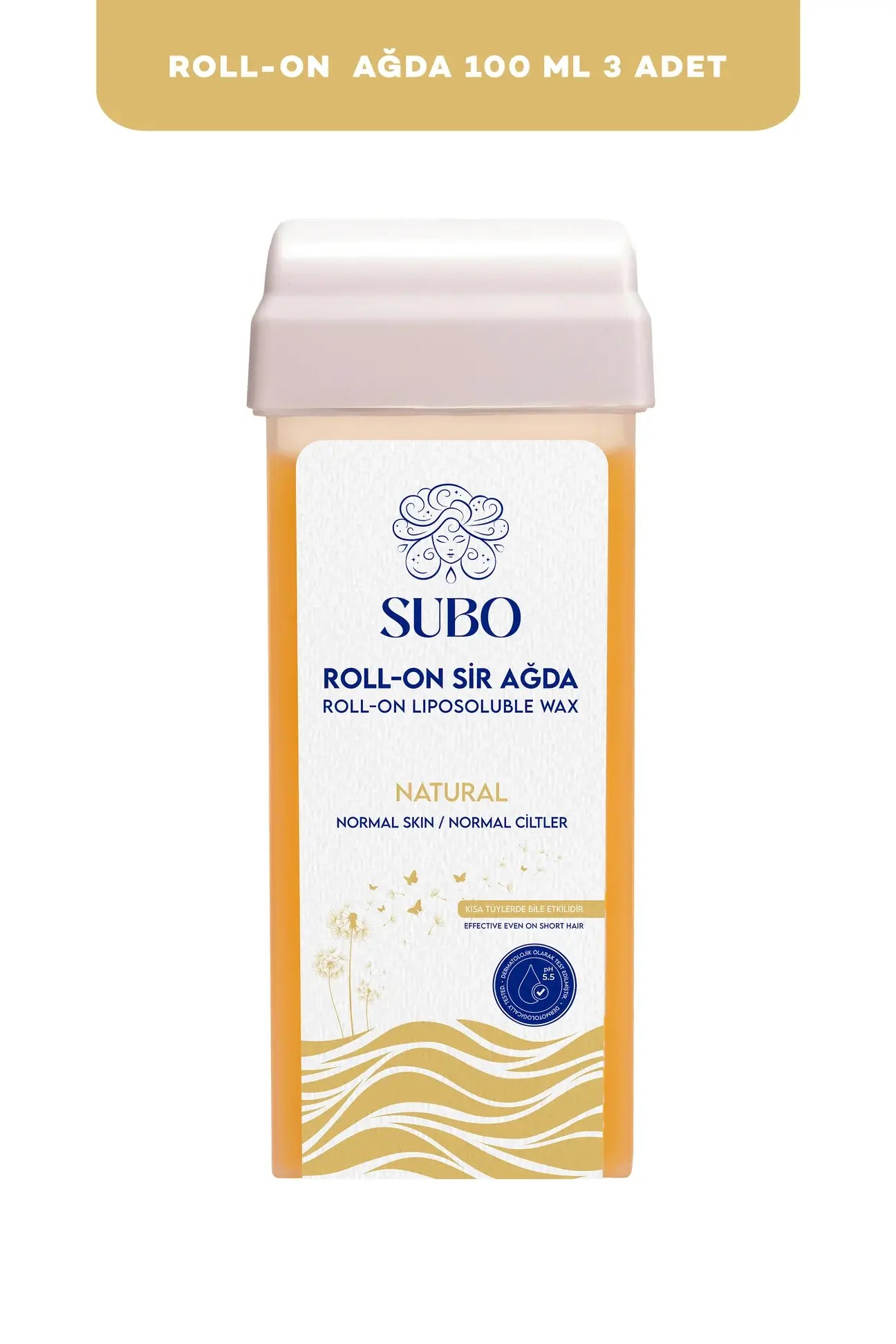 SUBO ROLL-ON SİR AĞDA NATUREL 3X100  ml