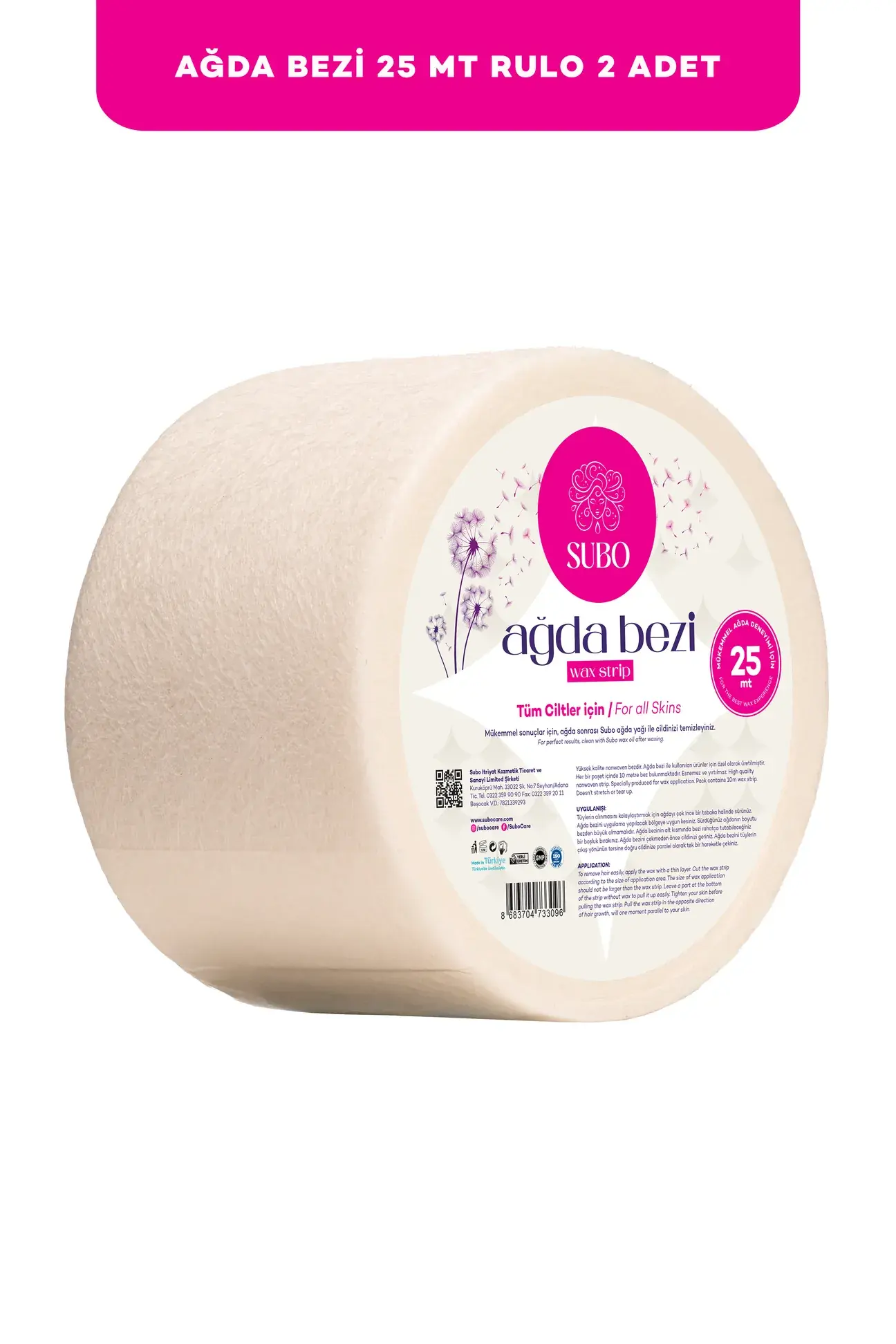 SUBO AĞDA BEZİ 6X25 MT RULO