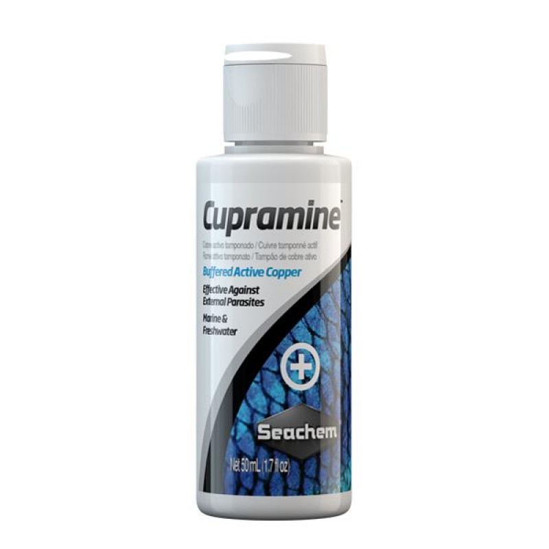 Seachem Cupramine 50 ml İç Parazit İlacı