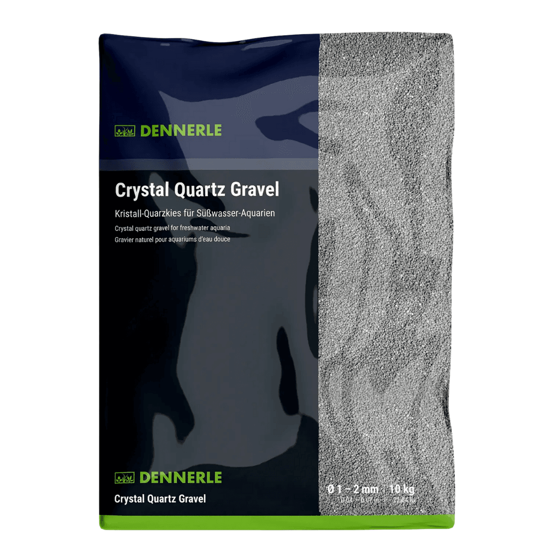 Dennerle Crystal Quartz Gravel Slate Grey 10kg