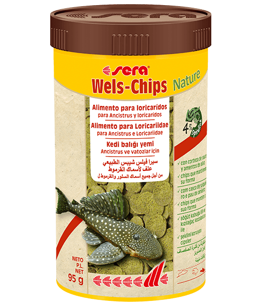 Sera Wels Chips Nature – 250 ml