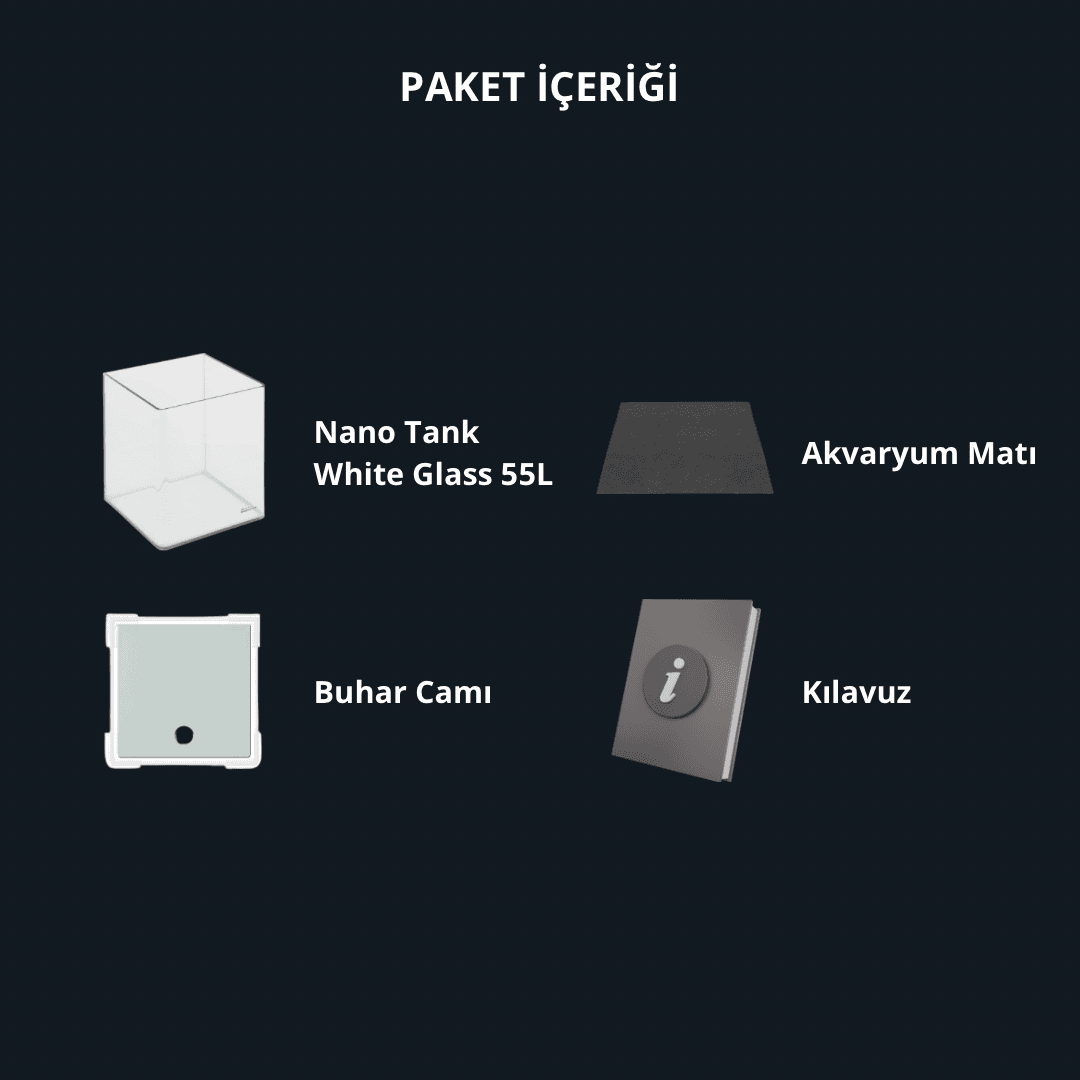 Dennerle NANO Tank White Glass 55 L
