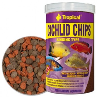 Tropical Cichlid Chips 1000ml/520gr