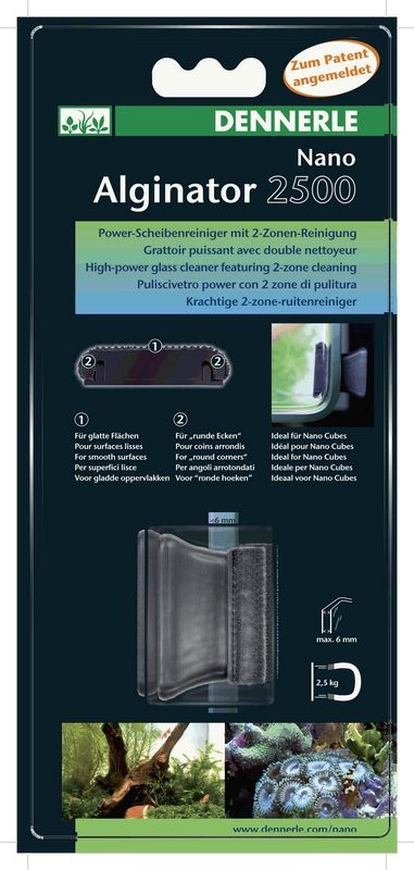 Dennerle Nano Alginator 2500 - high-power glass cleaner