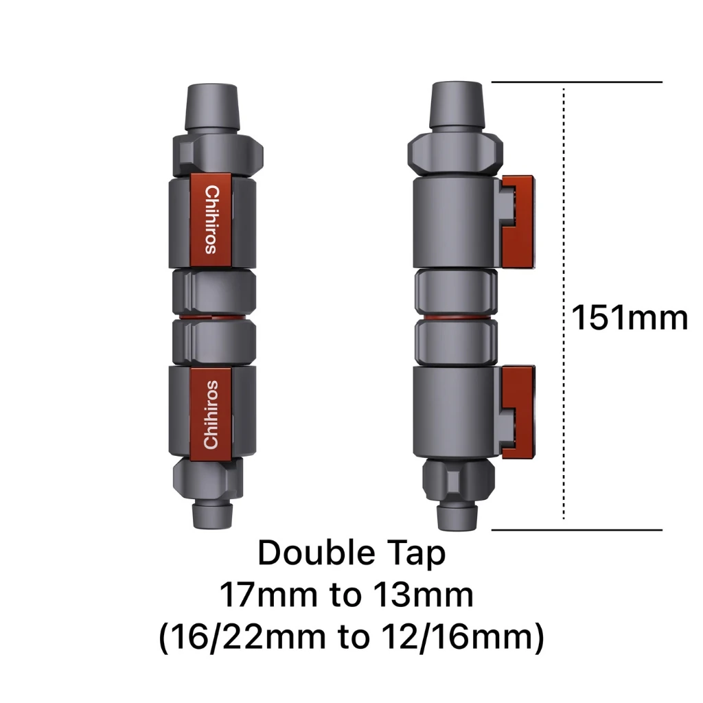 Chihiros Double Tap Quick Connector (16/22 to 12/16mm)