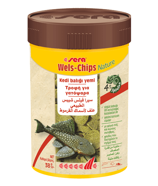 Sera Wels Chips Nature – 100 ml