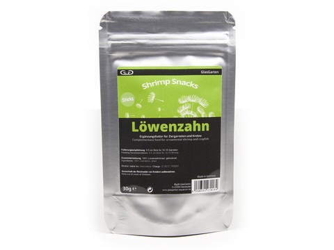 GlasGarten Shrimp Snacks Löwenzahn 30gr