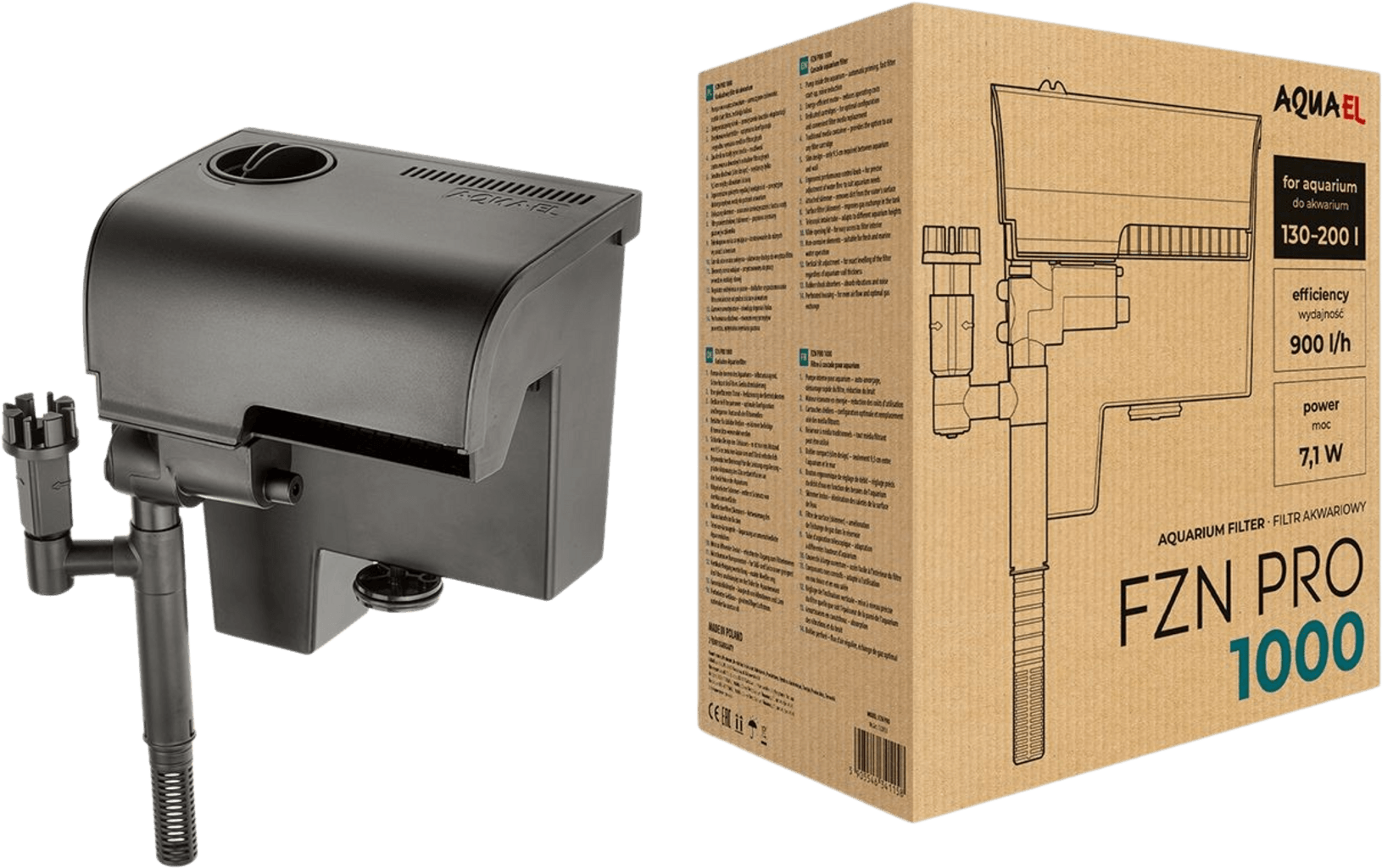 Aquael FZN PRO 1000 Şelale Filtre