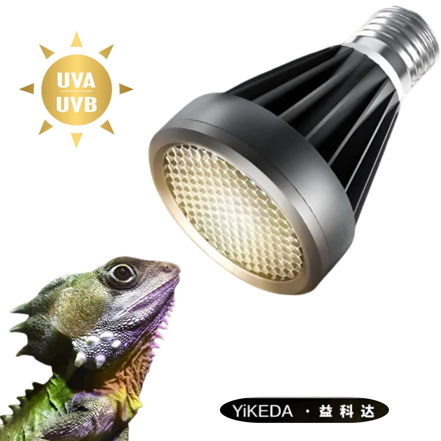 Yikeda Full Spectrum UVA+UVB Sürüngen Aydınlatma 4.8W