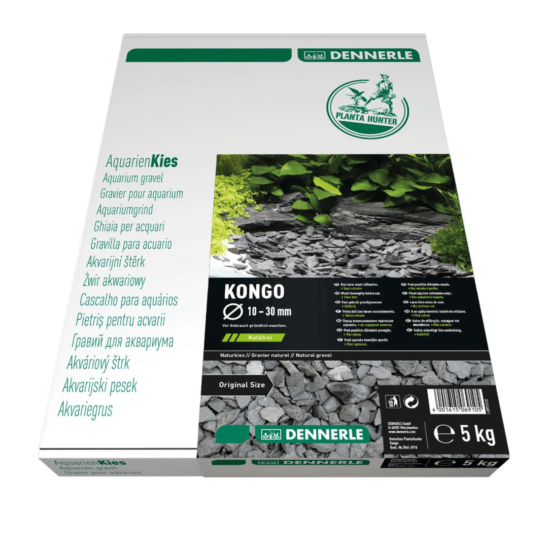 Dennerle Natural Gravel Plantahunter Kongo 10-30mm - 5Kg