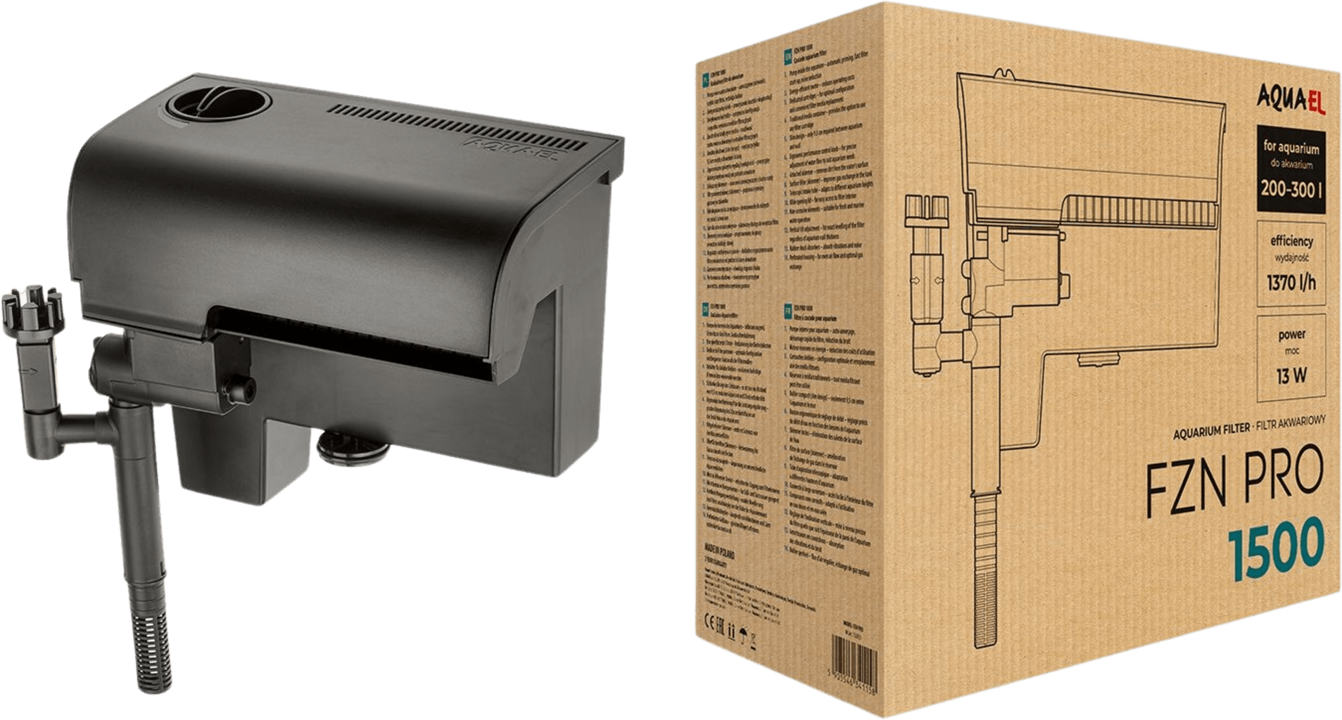 Aquael FZN PRO 1500 Şelale Filtre