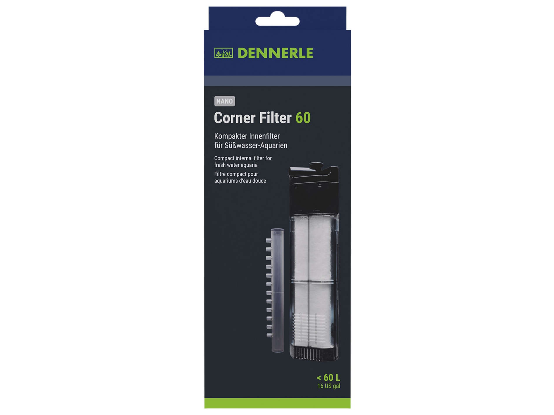 Dennerle Nano Corner Köşe Filtre 60
