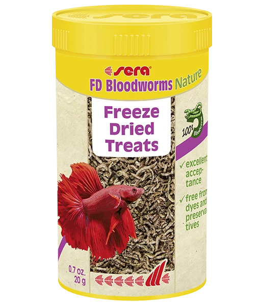 Sera FD Bloodworms (Kan Kurdu) Nature 250 ml