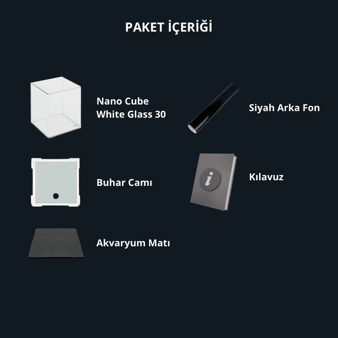 Dennerle NANO Cube White Glass 30 L