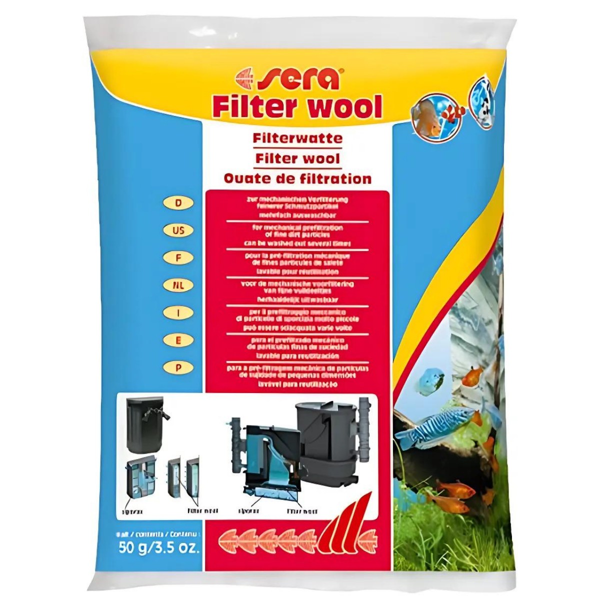 Sera Filtre Elyafı (50gr)