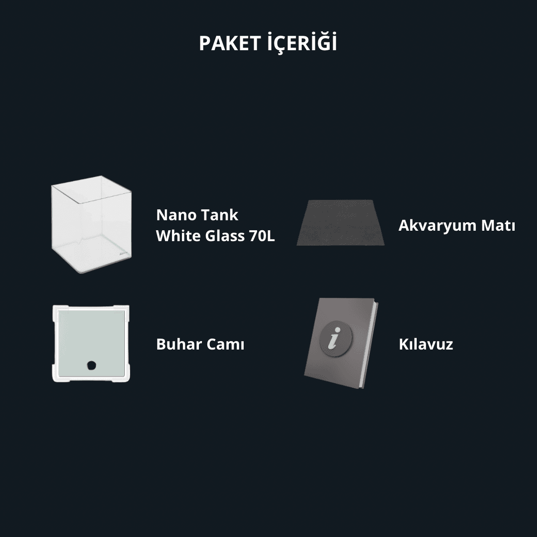 Dennerle NANO Tank White Glass 70 L