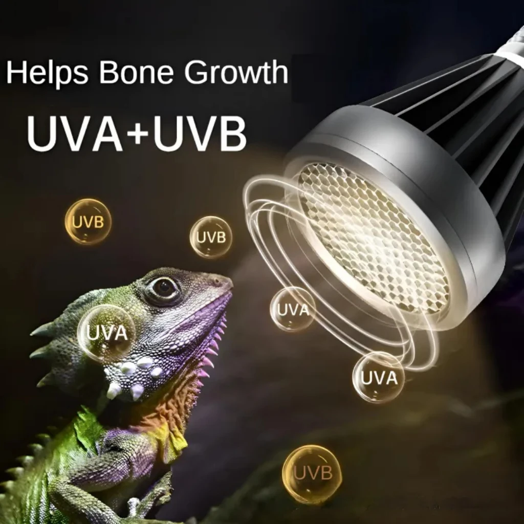 Yikeda Full Spectrum UVA+UVB Sürüngen Aydınlatma 7.2W