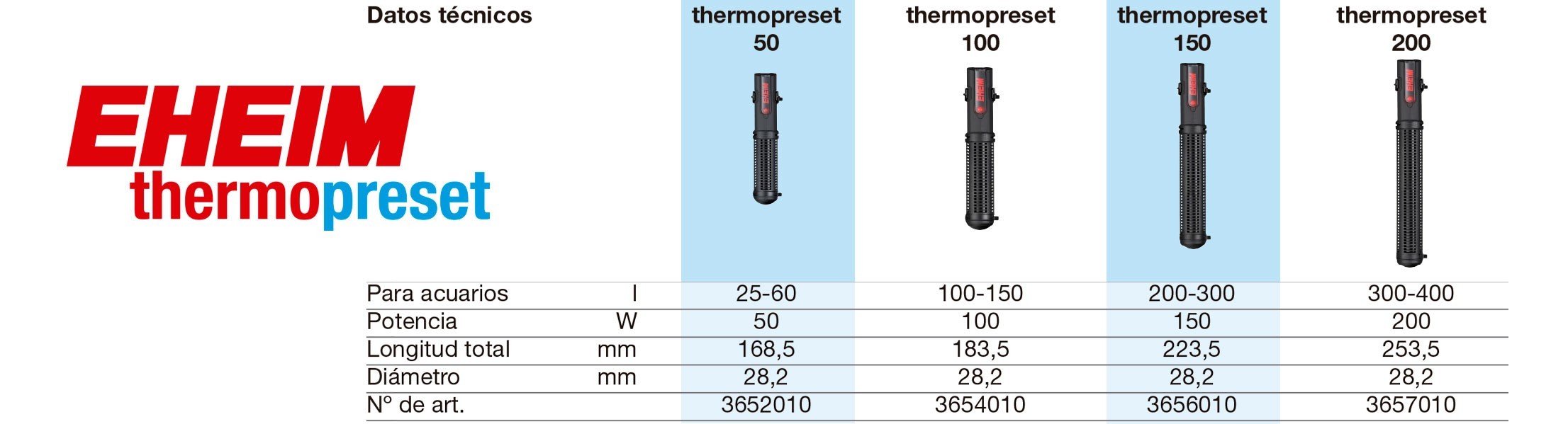 Eheim ThermoPreset 50watt