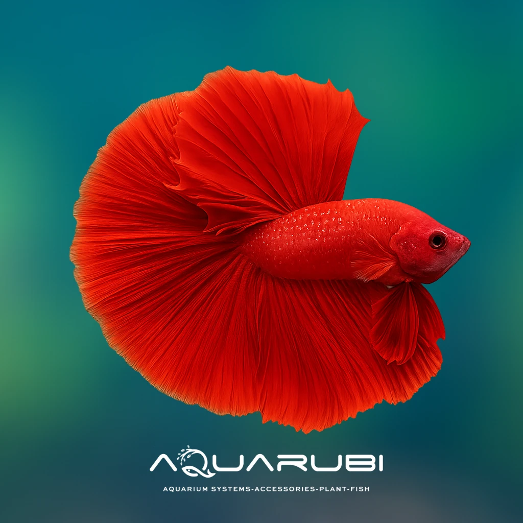 Halfmoon Betta Red