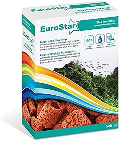 EuroStar Aquaclay Bio Filter Ring 500 Ml