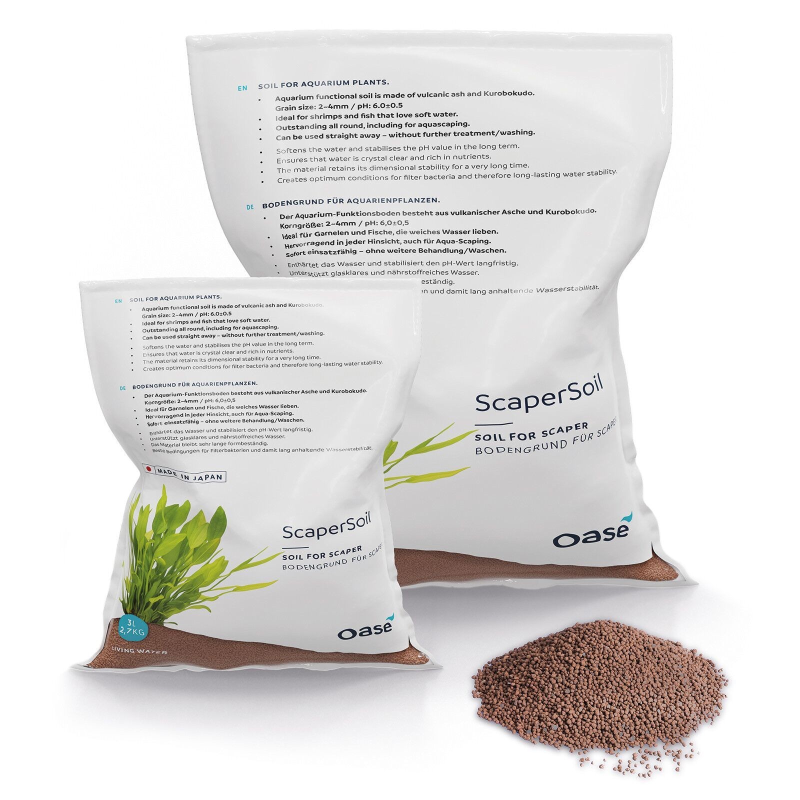 OASE ScaperLine Soil 9lt Brown Aktif Toprak
