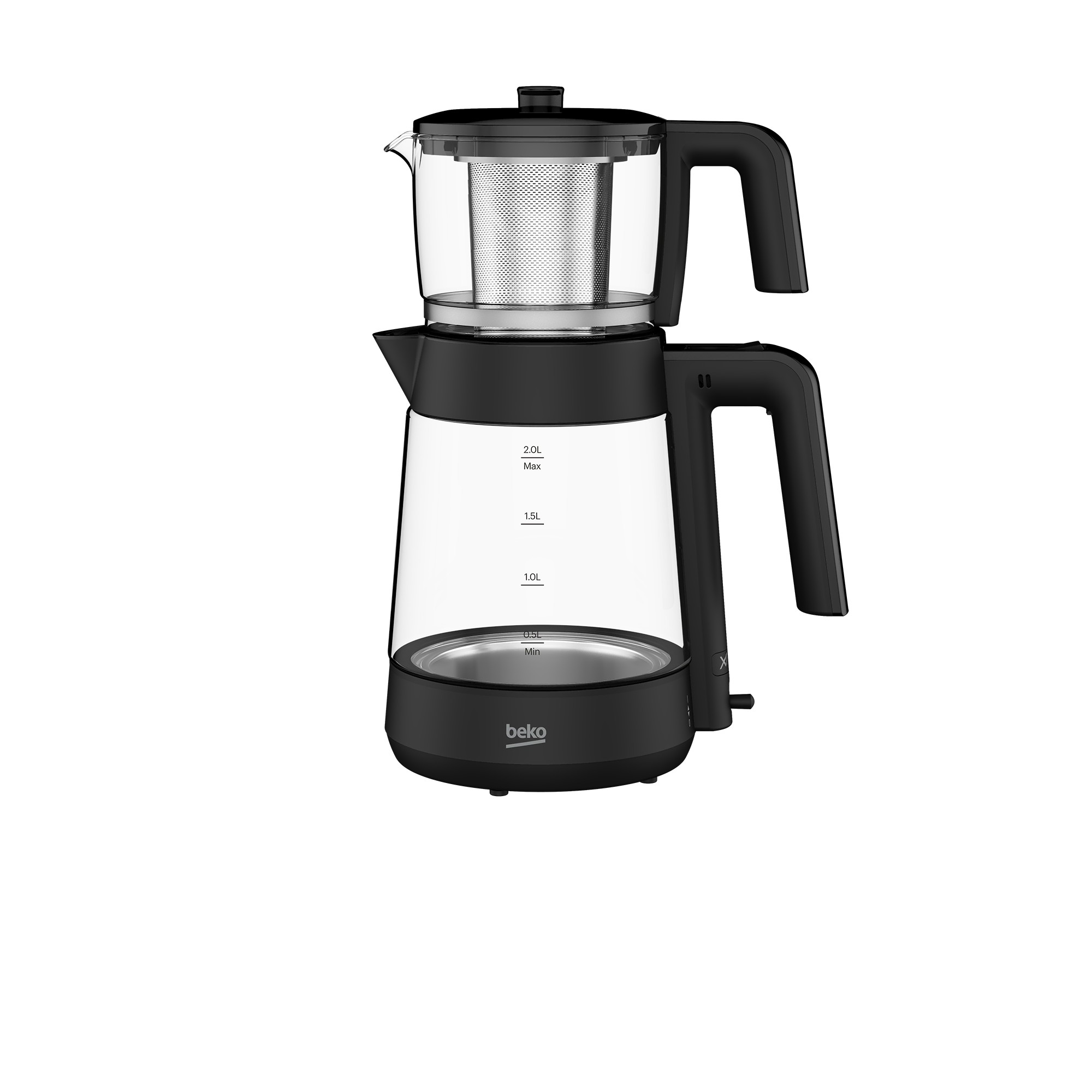 Beko CM 5587 B Floral XL Siyah Çay Makinesi