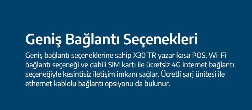 Beko X30 TR Yazar Kasa POS