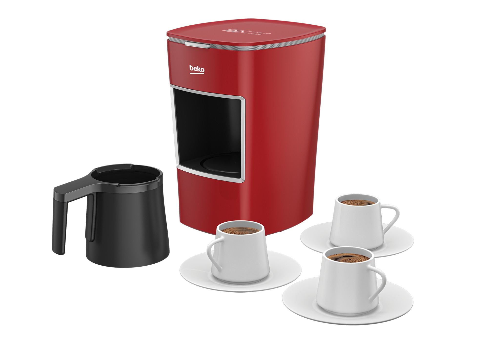Beko BKK 2300 Mini Keyf 100. Yıl Kırmızı Türk Kahve Makinesi