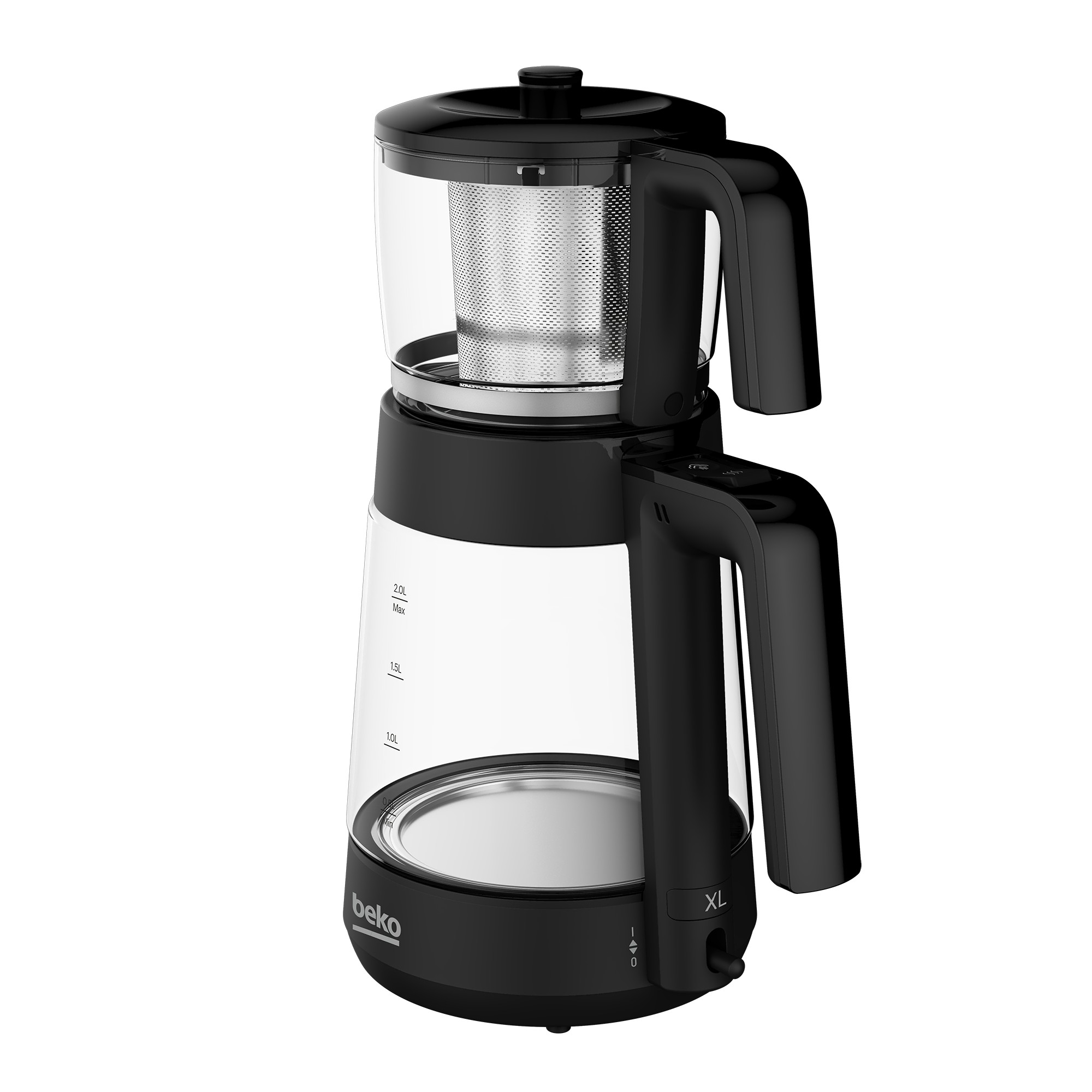 Beko CM 5587 B Floral XL Siyah Çay Makinesi