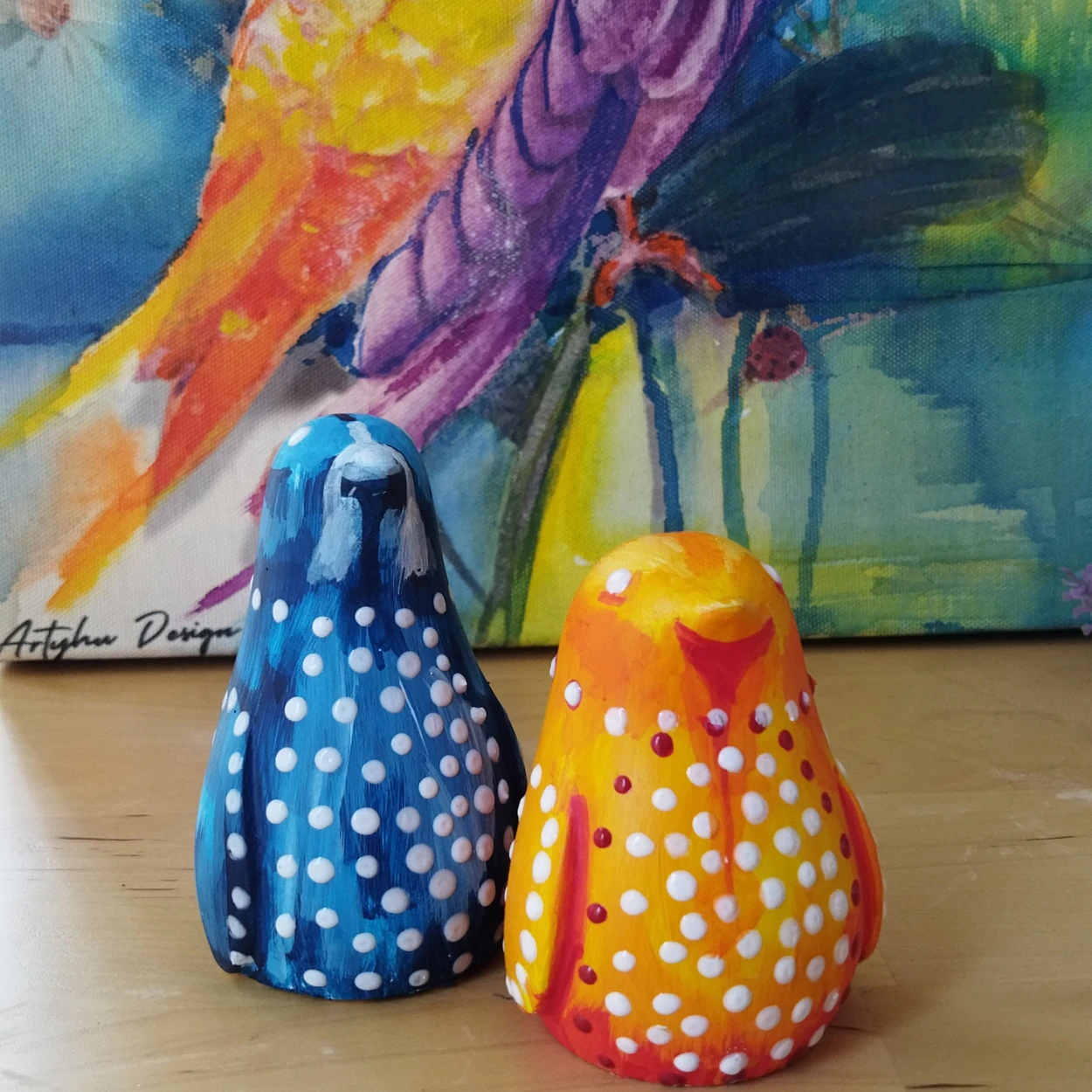 Renkli Kuşlar 2'li Set