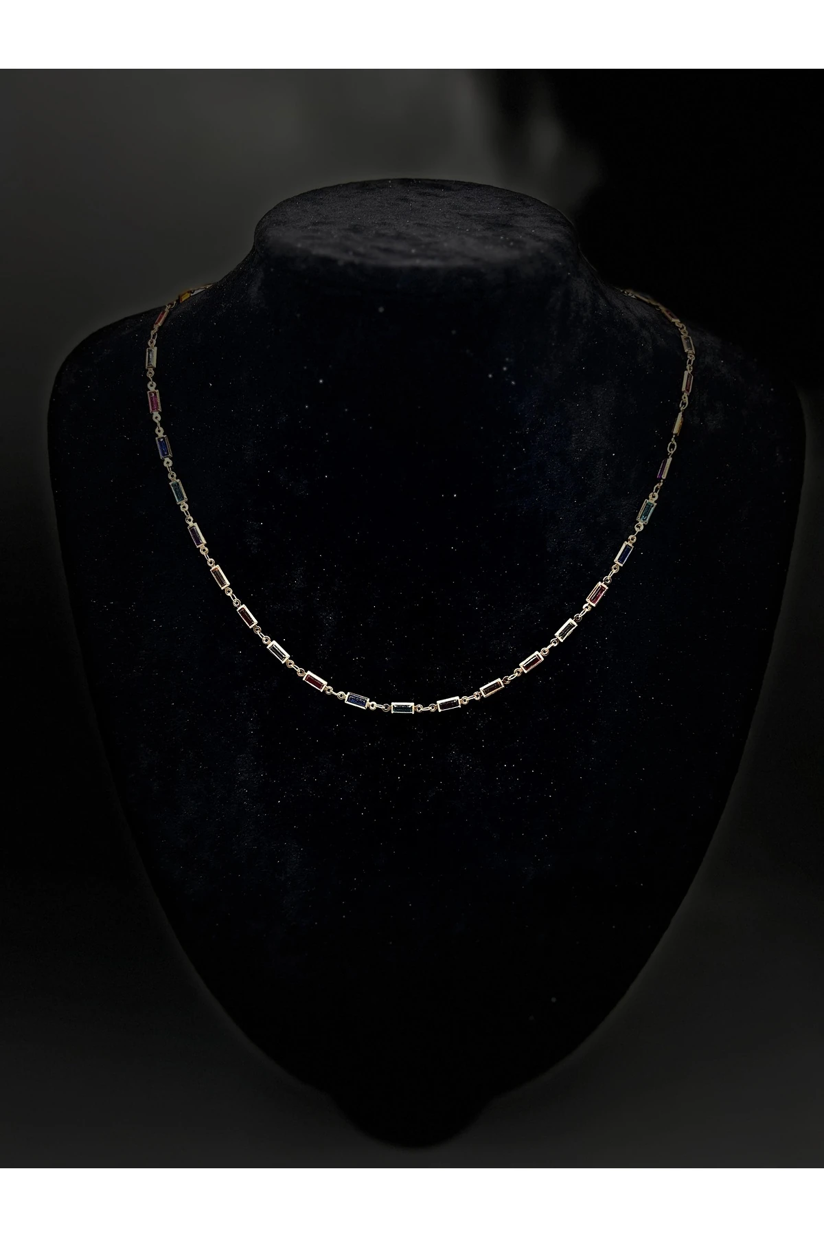 Renkli ışık kolye