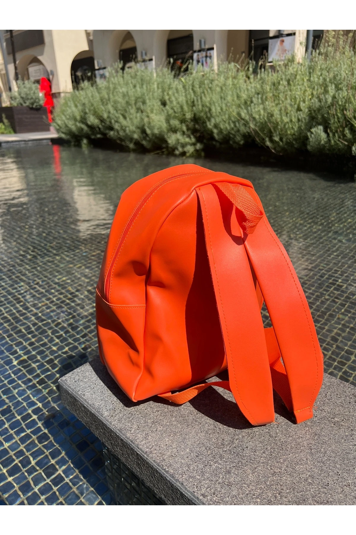 “Turuncu LABUBU Desenli Çocuk & Genç Sırt Çantası”